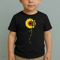 Cat Sunflower Sunshine Toddler T-Shirt thumb 2