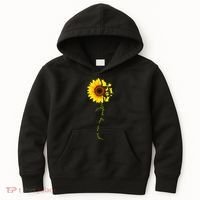 Cat Sunflower Sunshine Kids Hoodie thumb 0
