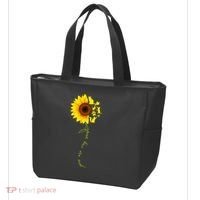 Cat Sunflower Sunshine Tote Bag thumb 3