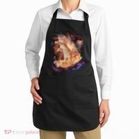 Cat Surfing Bacon In Space Apron thumb 2