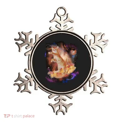 Cat Surfing Bacon In Space Ornament