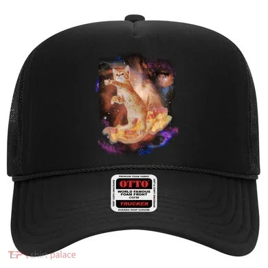 Cat Surfing Bacon In Space Hat