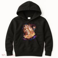Cat Surfing Bacon In Space Kids Hoodie thumb 0