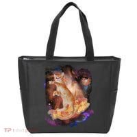 Cat Surfing Bacon In Space Tote Bag thumb 0