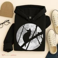 Cat To The Moon Hoodie thumb 4