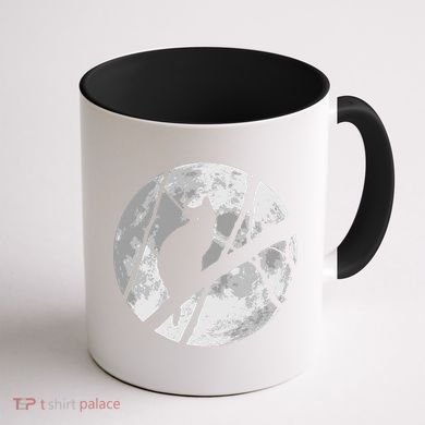 Cat To The Moon Coffee Mug back
