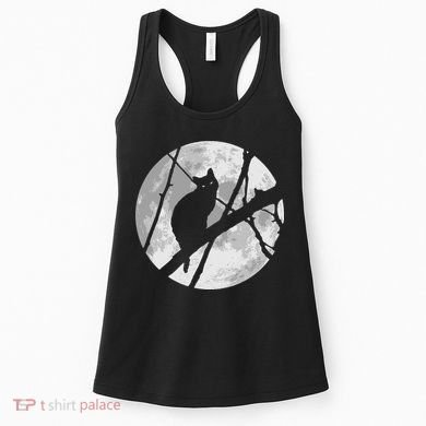 Cat To The Moon Women's Tank Top