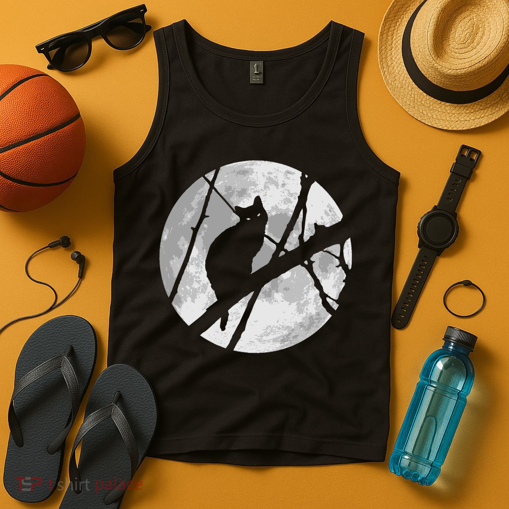 Cat To The Moon Tank Top