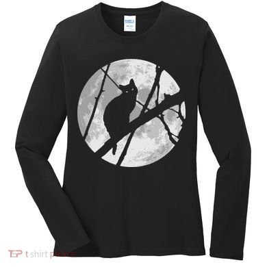 Cat To The Moon Women's Long Sleeve Shirt