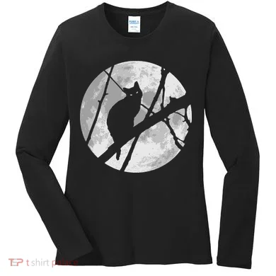 Cat To The Moon Women's Long Sleeve Shirt