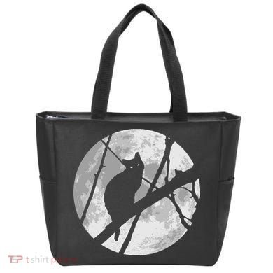 Cat To The Moon Tote Bag