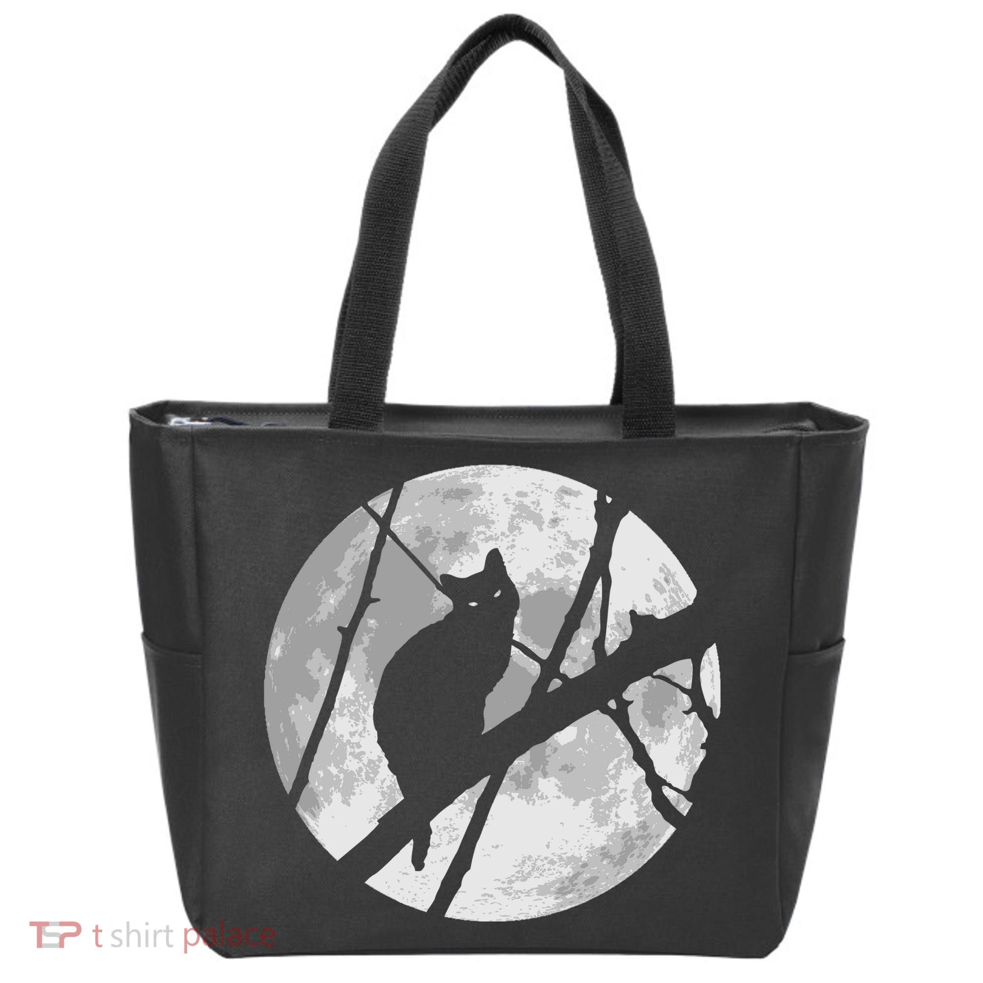 Cat To The Moon Tote Bag