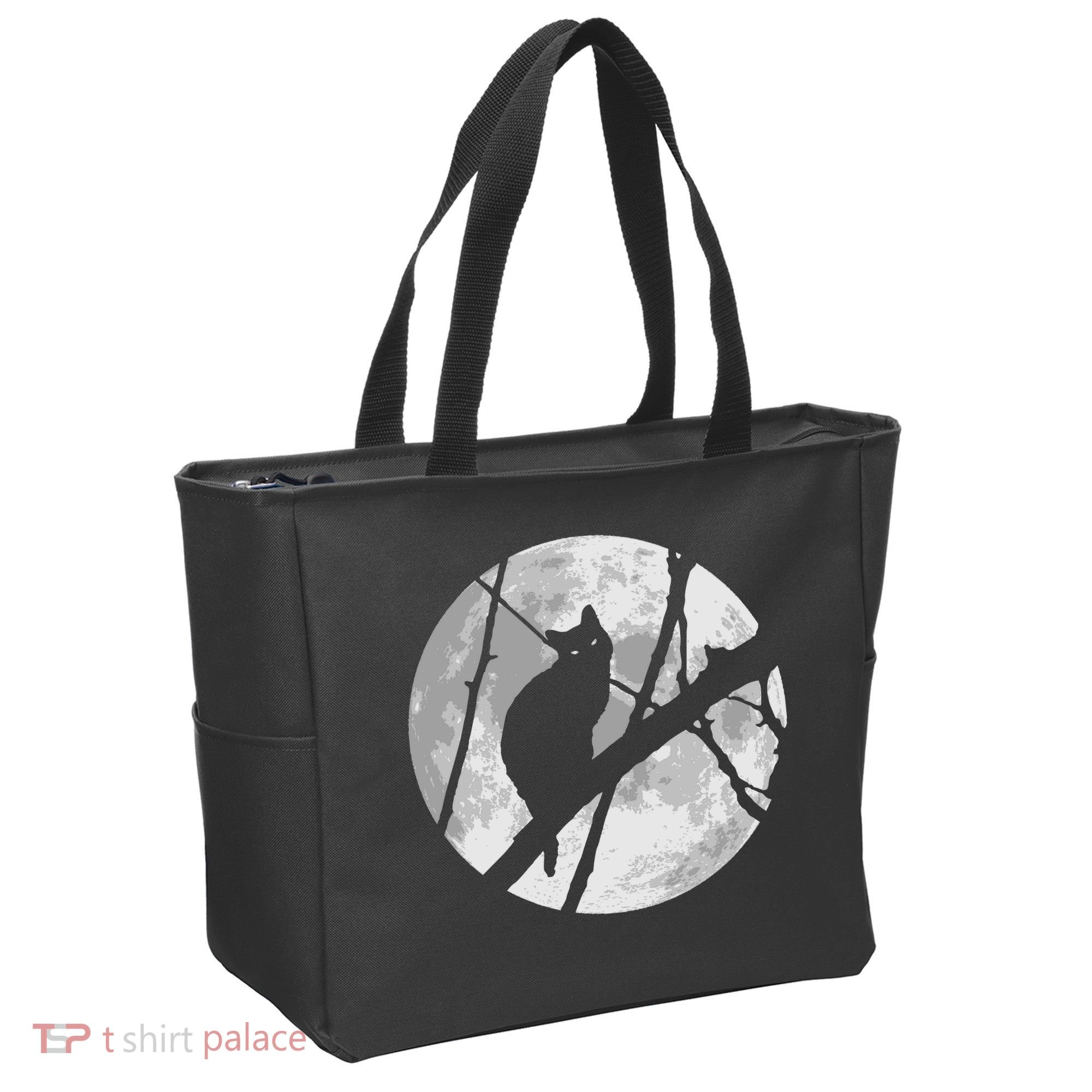 Cat To The Moon Tote Bag