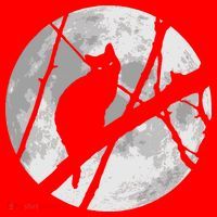 Cat To The Moon Santa Hat thumb 1