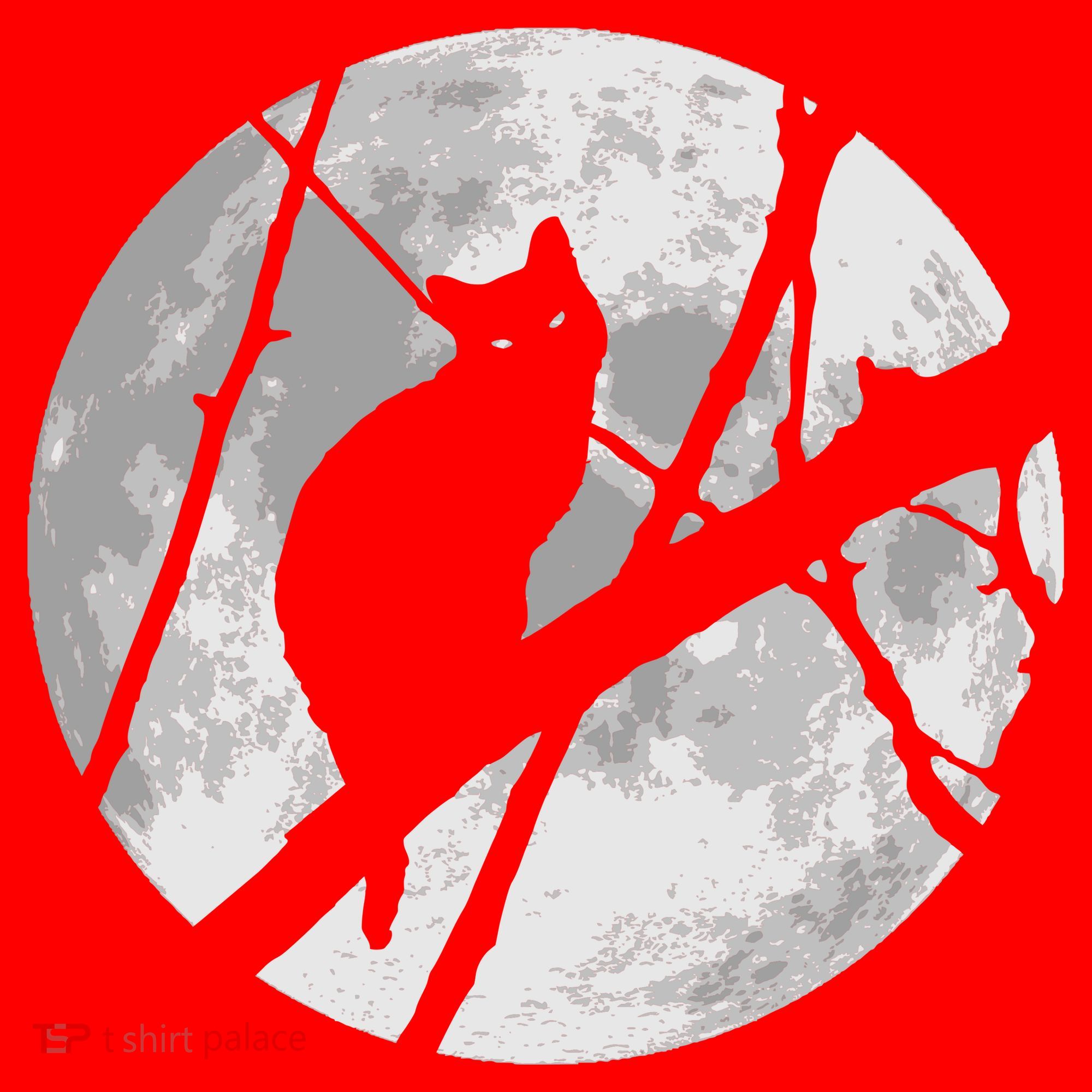 Cat To The Moon Santa Hat