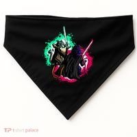 Cat Wars Light Swords Star Cats Funny USA-Made Doggie Bandana thumb 0