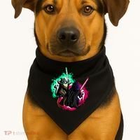 Cat Wars Light Swords Star Cats Funny USA-Made Doggie Bandana thumb 1
