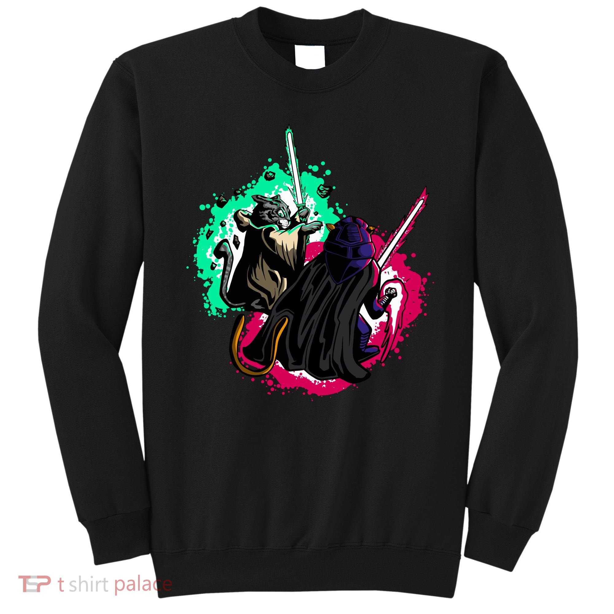 Cat Wars Light Swords Star Cats Funny Sweatshirt