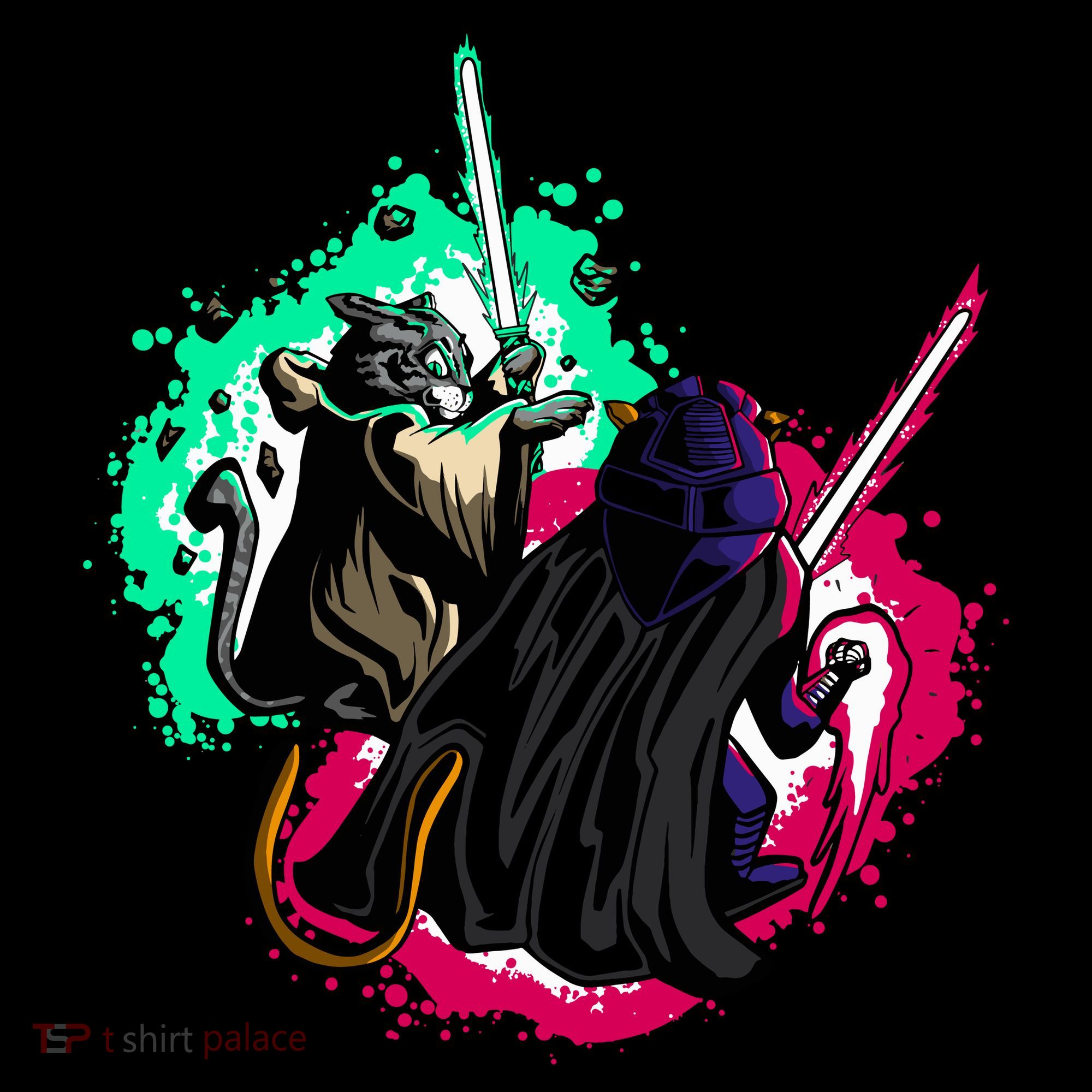 Cat Wars Light Swords Star Cats Funny Sweatshirt