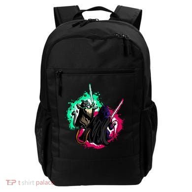 Cat Wars Light Swords Star Cats Funny Backpack