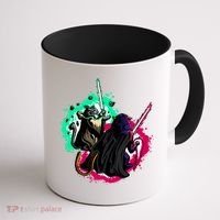 Cat Wars Light Swords Star Cats Funny Coffee Mug thumb 1