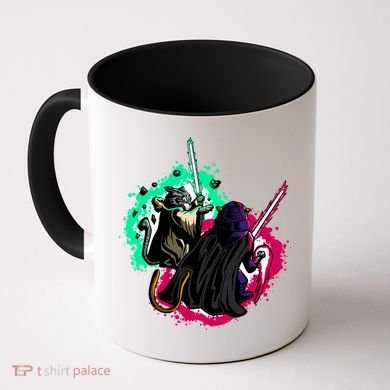 Cat Wars Light Swords Star Cats Funny Coffee Mug