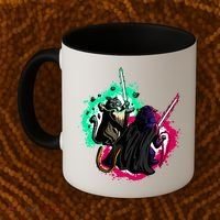 Cat Wars Light Swords Star Cats Funny Coffee Mug thumb 2