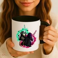 Cat Wars Light Swords Star Cats Funny Coffee Mug thumb 3