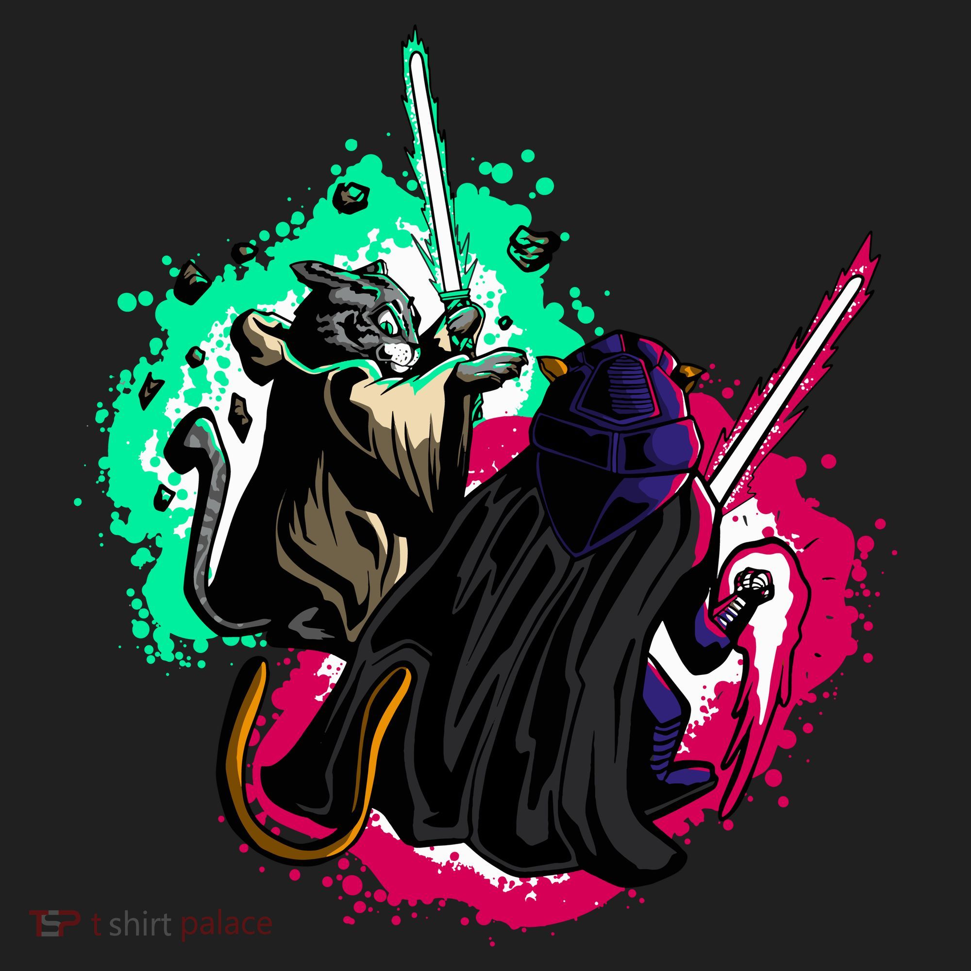 Cat Wars Light Swords Star Cats Funny Beanie