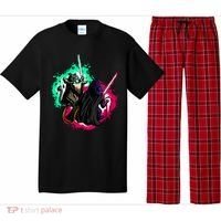 Cat Wars Light Swords Star Cats Funny Pajama Set thumb 0