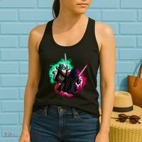 Cat Wars Light Swords Star Cats Funny Women's Tank Top thumb 2