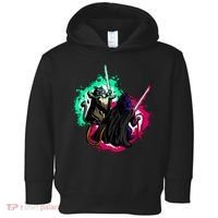 Cat Wars Light Swords Star Cats Funny Toddler Hoodie thumb 0