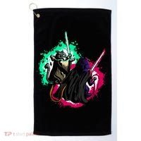 Cat Wars Light Swords Star Cats Funny Golf Towel thumb 0
