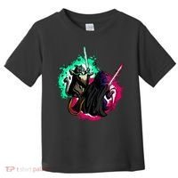 Cat Wars Light Swords Star Cats Funny Toddler T-Shirt thumb 0