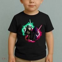 Cat Wars Light Swords Star Cats Funny Toddler T-Shirt thumb 2