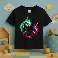 Cat Wars Light Swords Star Cats Funny Toddler T-Shirt thumb 3