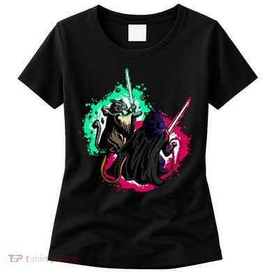 Cat Wars Light Swords Star Cats Funny Women's T-Shirt