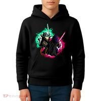 Cat Wars Light Swords Star Cats Funny Kids Hoodie thumb 4