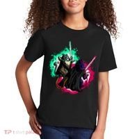 Cat Wars Light Swords Star Cats Funny Kids T-Shirt thumb 2