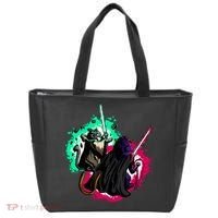 Cat Wars Light Swords Star Cats Funny Tote Bag thumb 0