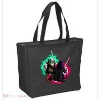 Cat Wars Light Swords Star Cats Funny Tote Bag thumb 2
