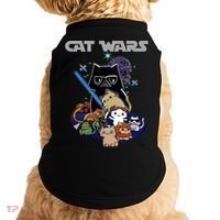 Cat Wars Meow Cat Lover Illustration Doggie Tank thumb 0