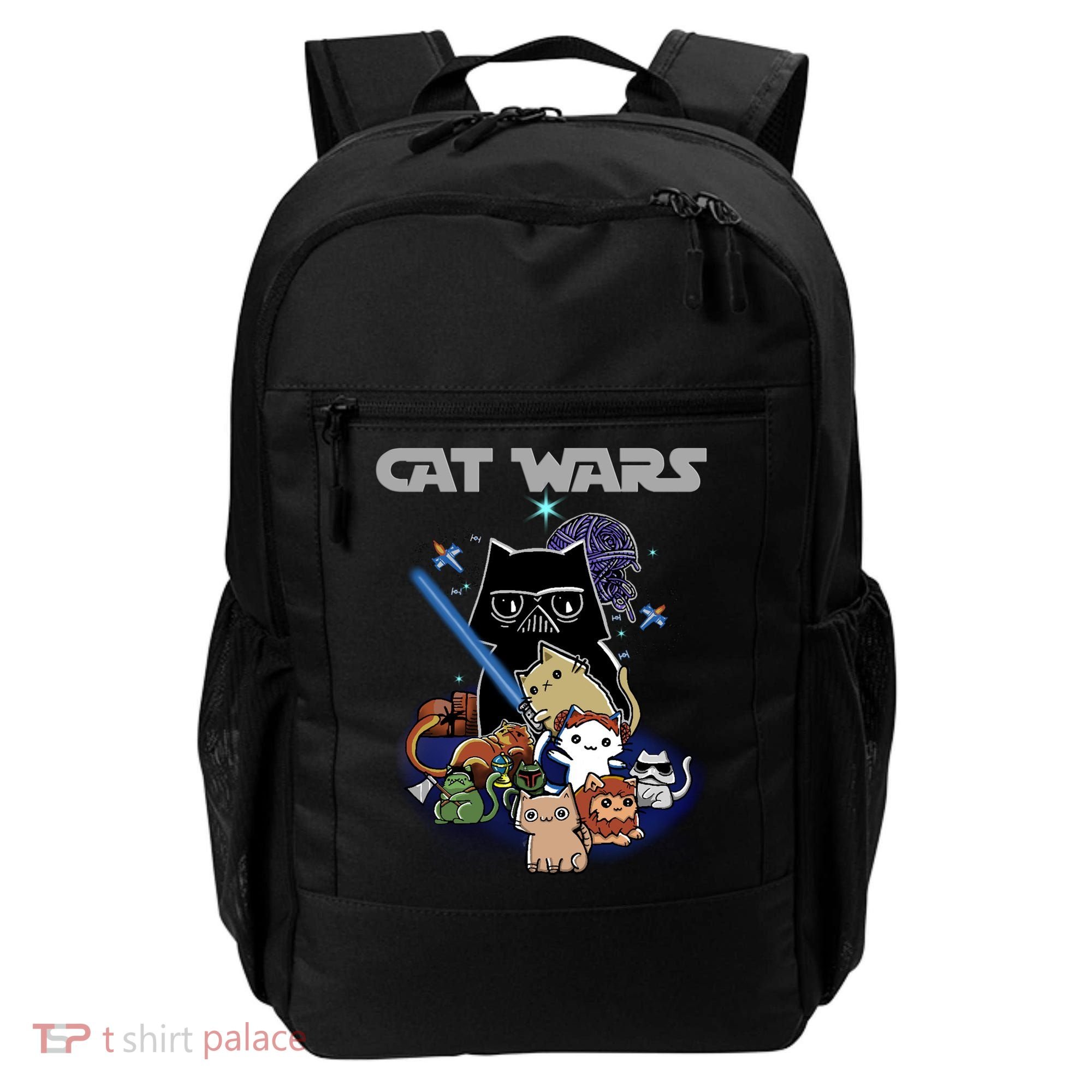 Cat Wars Meow Cat Lover Illustration Backpack