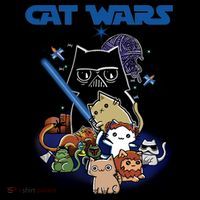 Cat Wars Meow Cat Lover Illustration Coffee Mug thumb 5