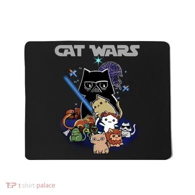 Cat Wars Meow Cat Lover Illustration Mousepad