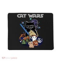 Cat Wars Meow Cat Lover Illustration Mousepad thumb 0