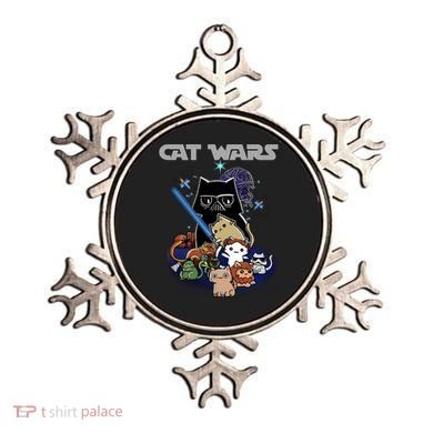 Cat Wars Meow Cat Lover Illustration Ornament