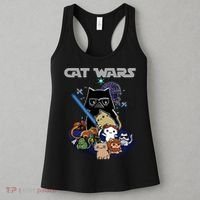 Cat Wars Meow Cat Lover Illustration Women's Tank Top thumb 3