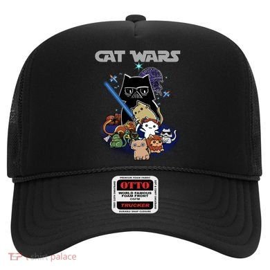 Cat Wars Meow Cat Lover Illustration Hat