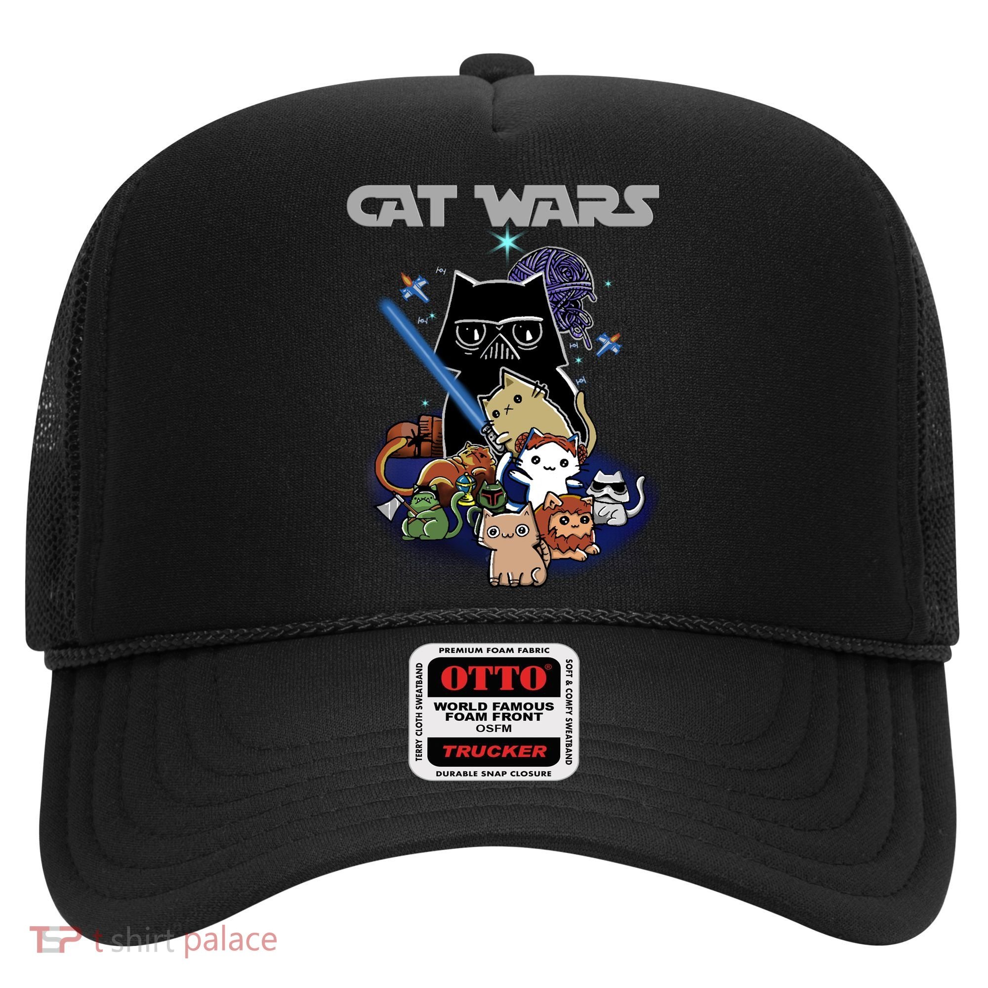 Cat Wars Meow Cat Lover Illustration Hat